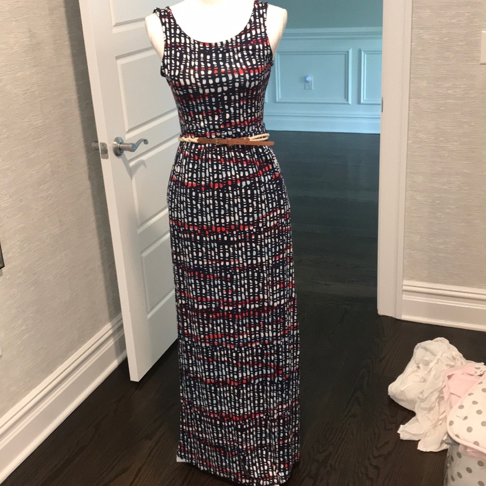 Printed maxi dress